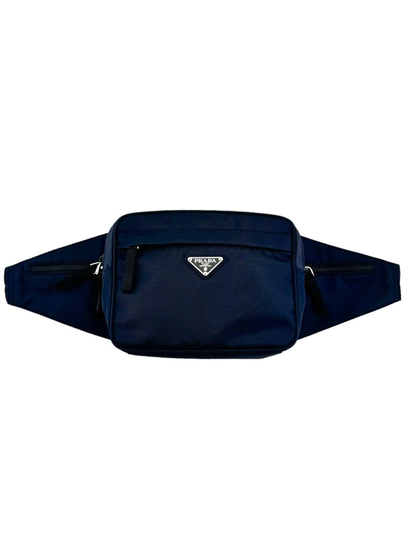 Prada Navy Blue Nylon Belt bag