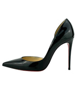 Christian Louboutin Black Patent Iriza Heels SZ 37