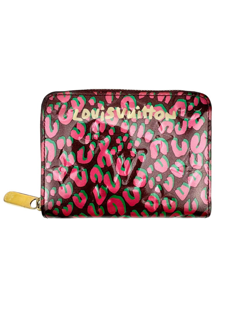 Louis Vutton Purple Monogram Vernis Zippy Coin Purse