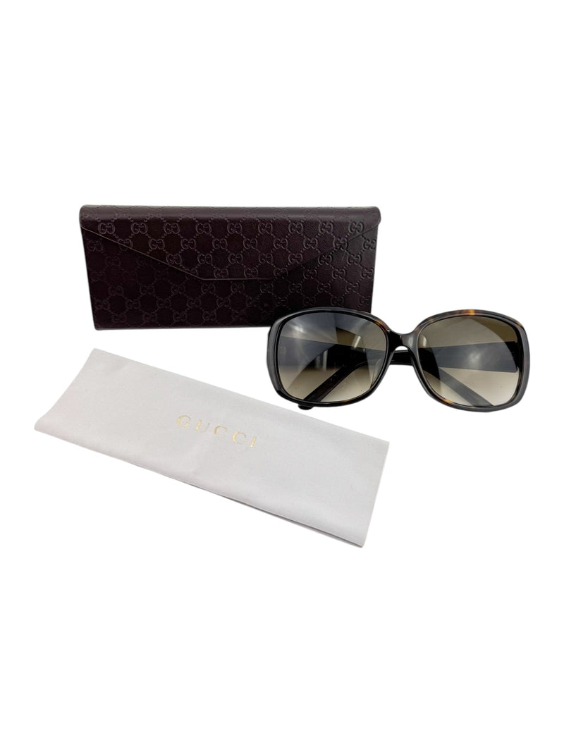 Gucci Brown Tortoise shell sunglasses