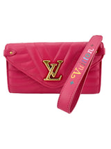 Louis Vuitton Pink Calfskin New Wave Long Wallet