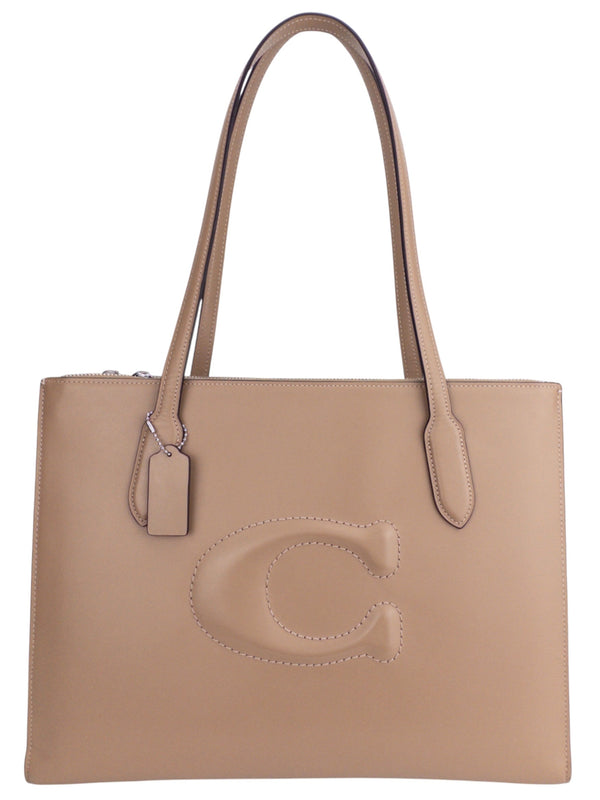 Coach Taupe Nina Tote Bag