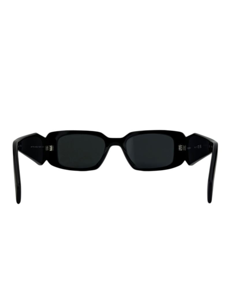 Prada Black Rectangular Women's Sunglasses