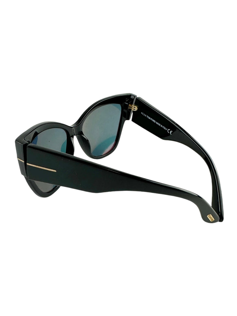 Tom Ford Black and Rose Gold Sunglasses