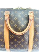 Louis Vuitton Brown Monogram Keepall 55