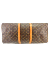 Louis Vuitton Brown Monogram Keepall 55
