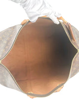 Louis Vuitton Brown Monogram Keepall 55