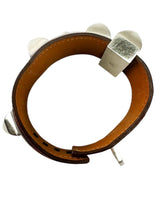Hermes Red Collier de chien leather bracelet