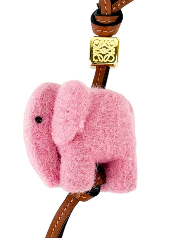 Loewe Pink Elephant Bag Charm