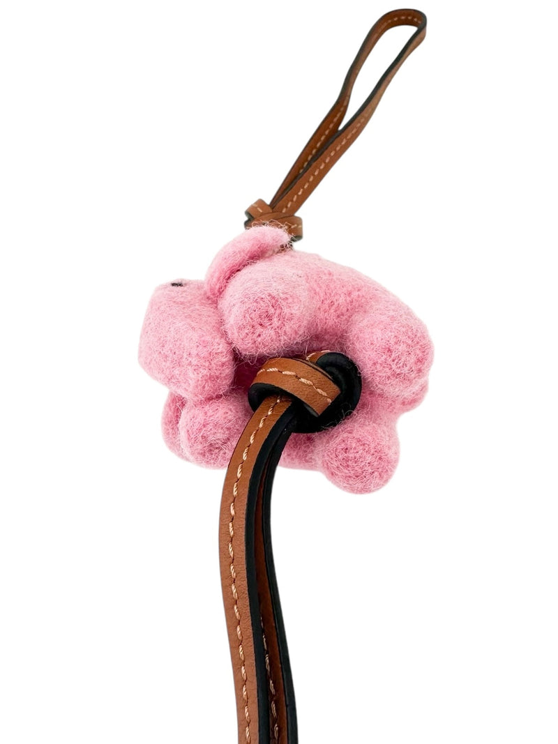 Loewe Pink Elephant Bag Charm