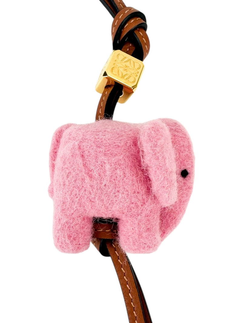 Loewe Pink Elephant Bag Charm