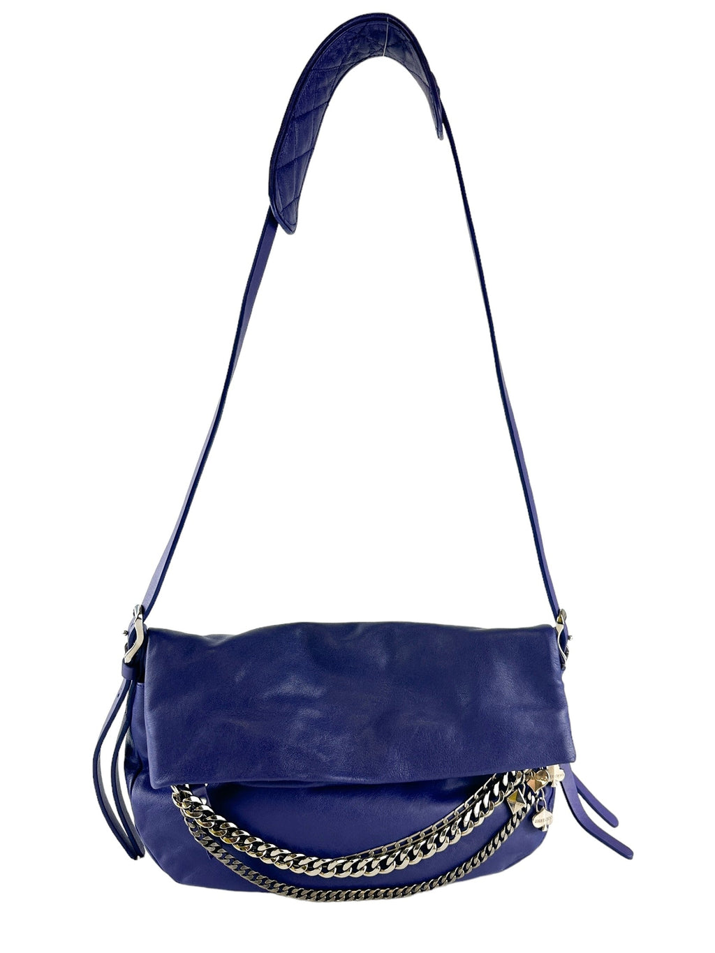 Jimmy Choo Purple Biker Bag Season 2 Consign
