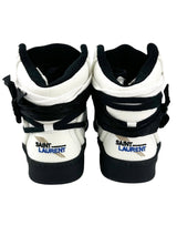 Saint Laurent White Black Blue Cure High Sneakers Size 39