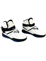 Saint Laurent White Black Blue Cure High Sneakers Size 39