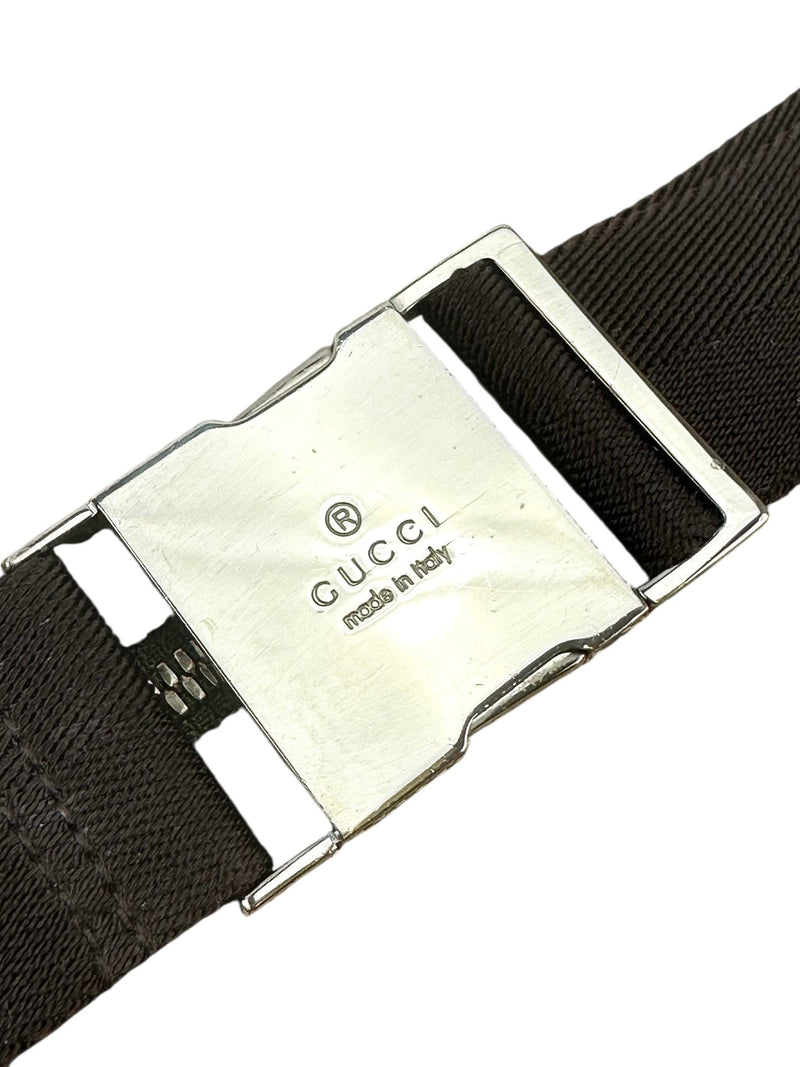 Gucci Brown Canvas Bum Bag