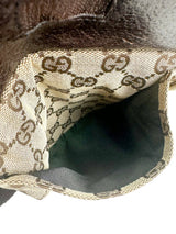 Gucci Brown Canvas Bum Bag