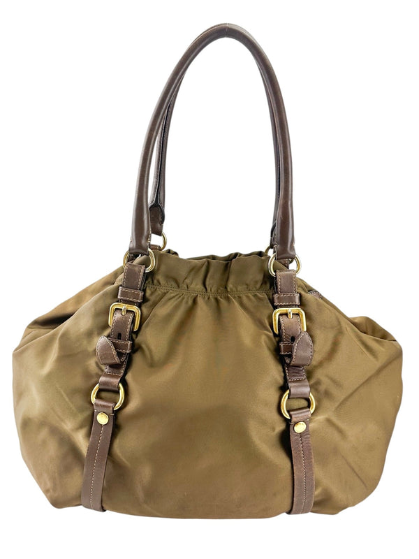 Prada Green Tessuto Shoulder bag