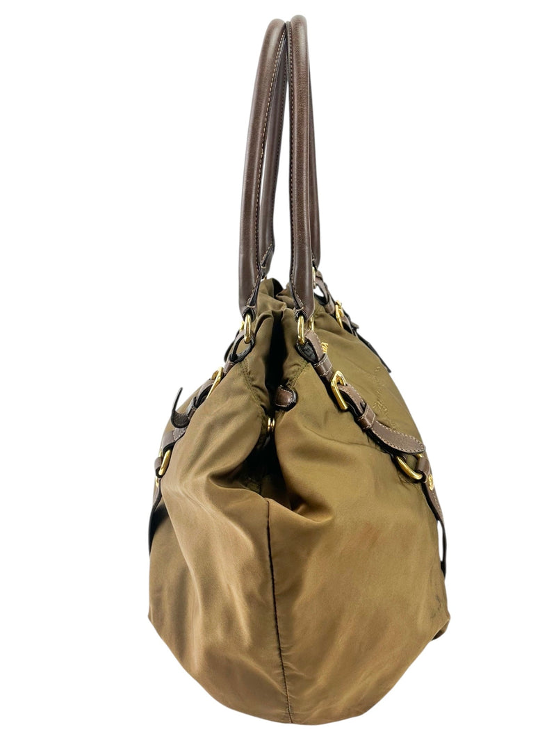 Prada Green Tessuto Shoulder bag