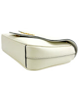 Prada White Pattina Flap Shoulder Bag