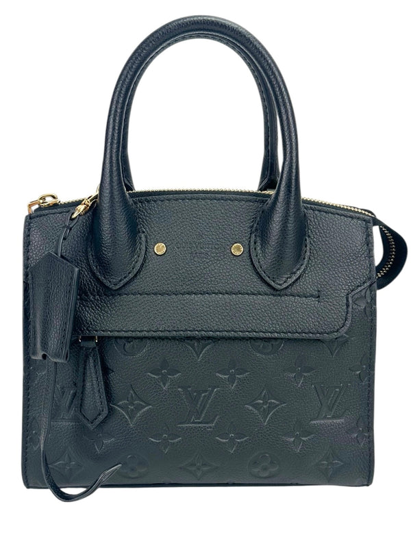 Louis Vuitton Black Empreinte Mini Pont-Neuf Handbag