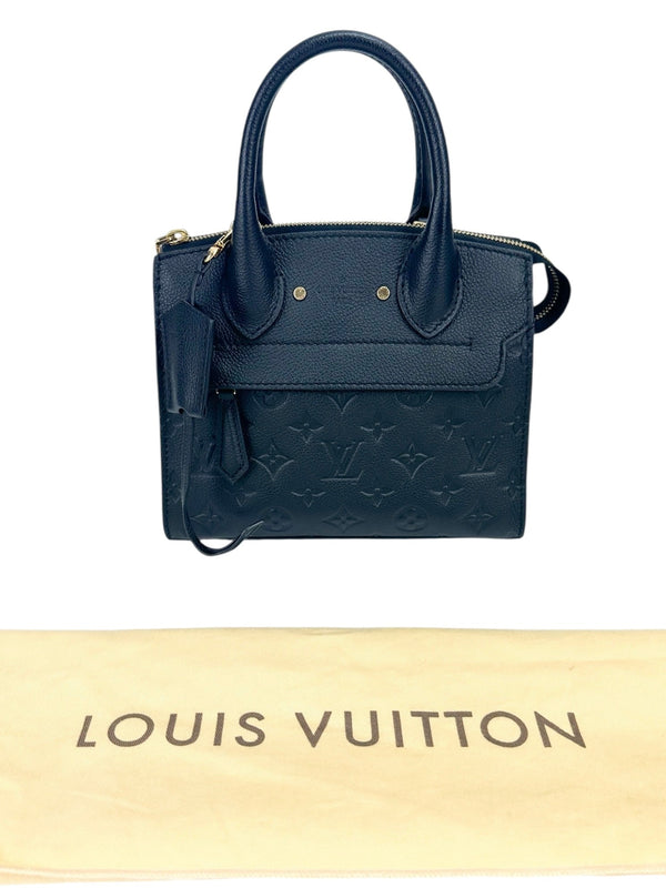 Louis Vuitton Black Empreinte Mini Pont-Neuf Handbag