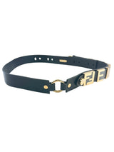 Fendi Black Fendace Belt Size 80/32