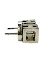 Hermes Silver Cage d'H Earrings