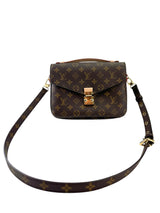 Louis Vuitton Brown Monogram Pochette Metis
