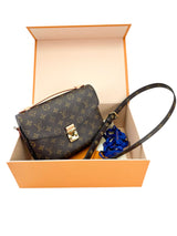 Louis Vuitton Brown Monogram Pochette Metis