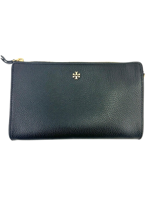 Tory Buch Black Kira Pebble Small Shoulder Bag