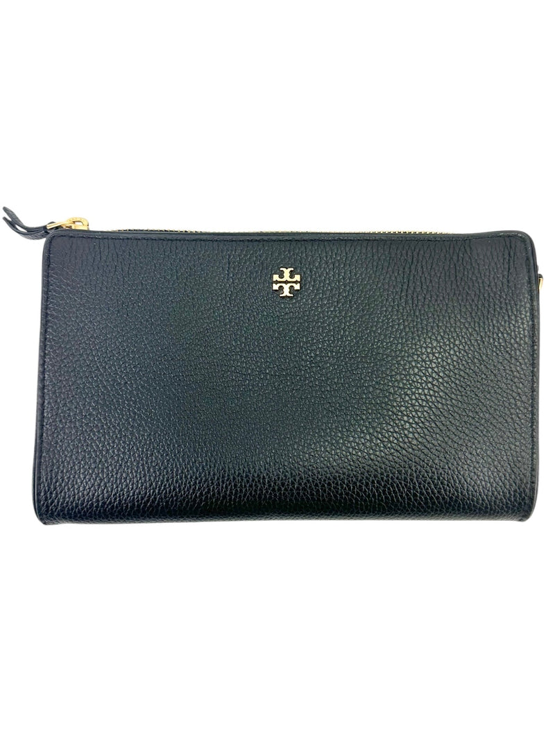 Tory Buch Black Kira Pebble Small Shoulder Bag