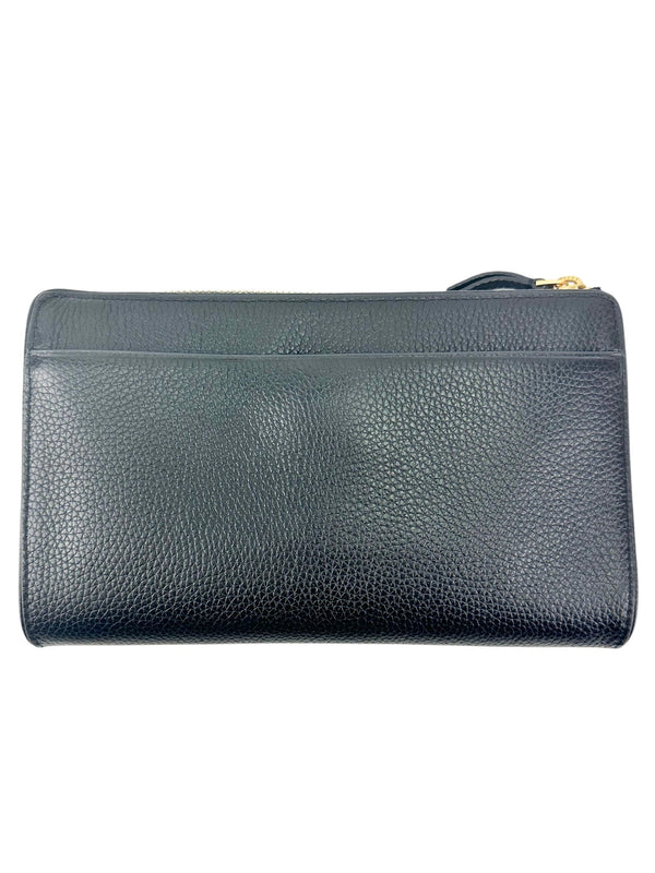 Tory Buch Black Kira Pebble Small Shoulder Bag