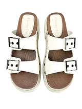 Christian Dior Ivory Quake Platform Sandals Size 40