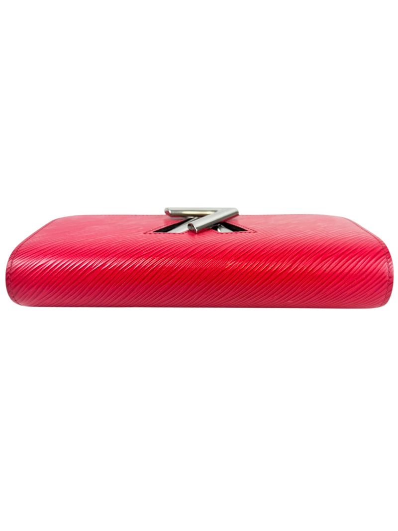 Louis Vuitton Magenta Epi Leather Twist Wallet