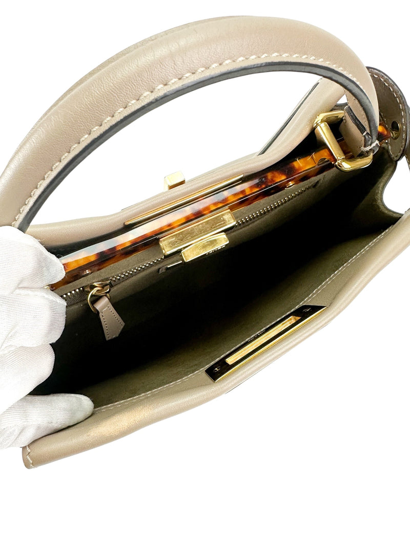 Fendi Light Brown Peekaboo Essentially Bag