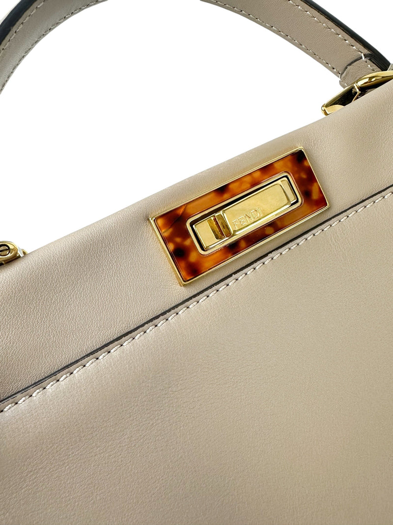 Fendi Light Brown Peekaboo Essentially Bag