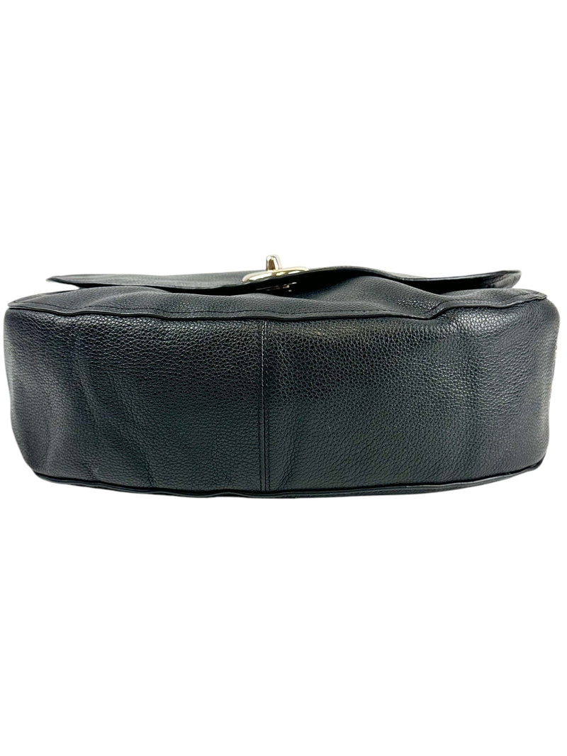 Coach Black Turnlock Hobo