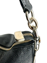 Coach Black Turnlock Hobo