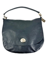 Coach Black Turnlock Hobo