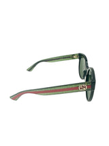 Gucci Black Round Sunglasses
