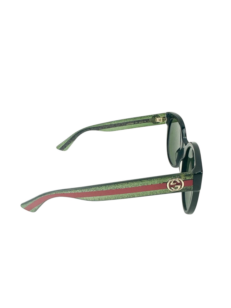 Gucci Black Round Sunglasses