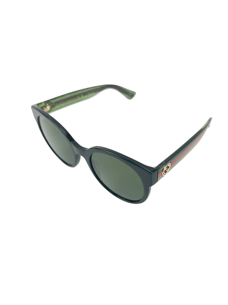 Gucci Black Round Sunglasses