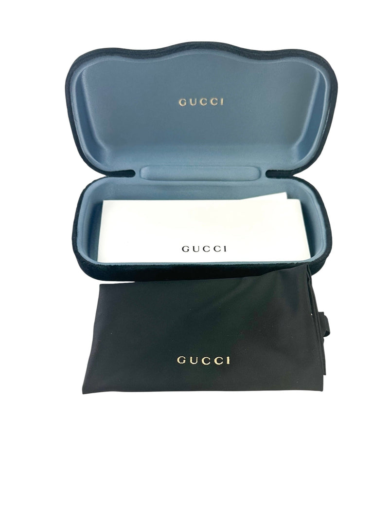 Gucci Black Round Sunglasses