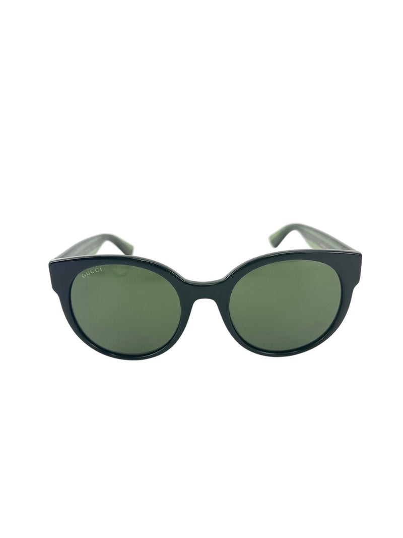 Gucci Black Round Sunglasses
