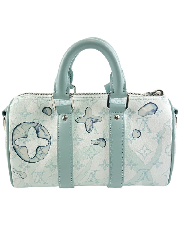 Louis Vuitton Aqua Garden Keepall Bandouliere 25
