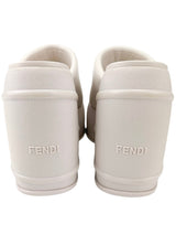 Fendi Almond Fashion Show Leather Platform Sandals Size 39