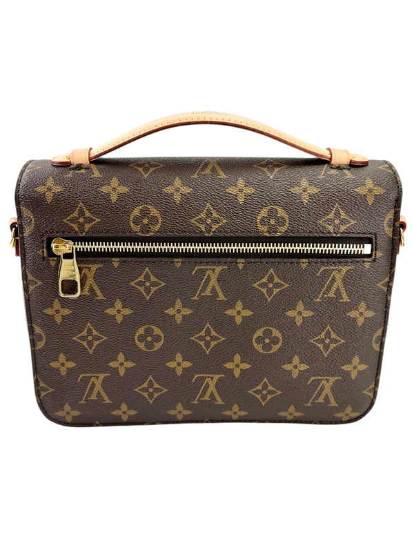 Louis Vuitton Brown Monogram Pochette Metis