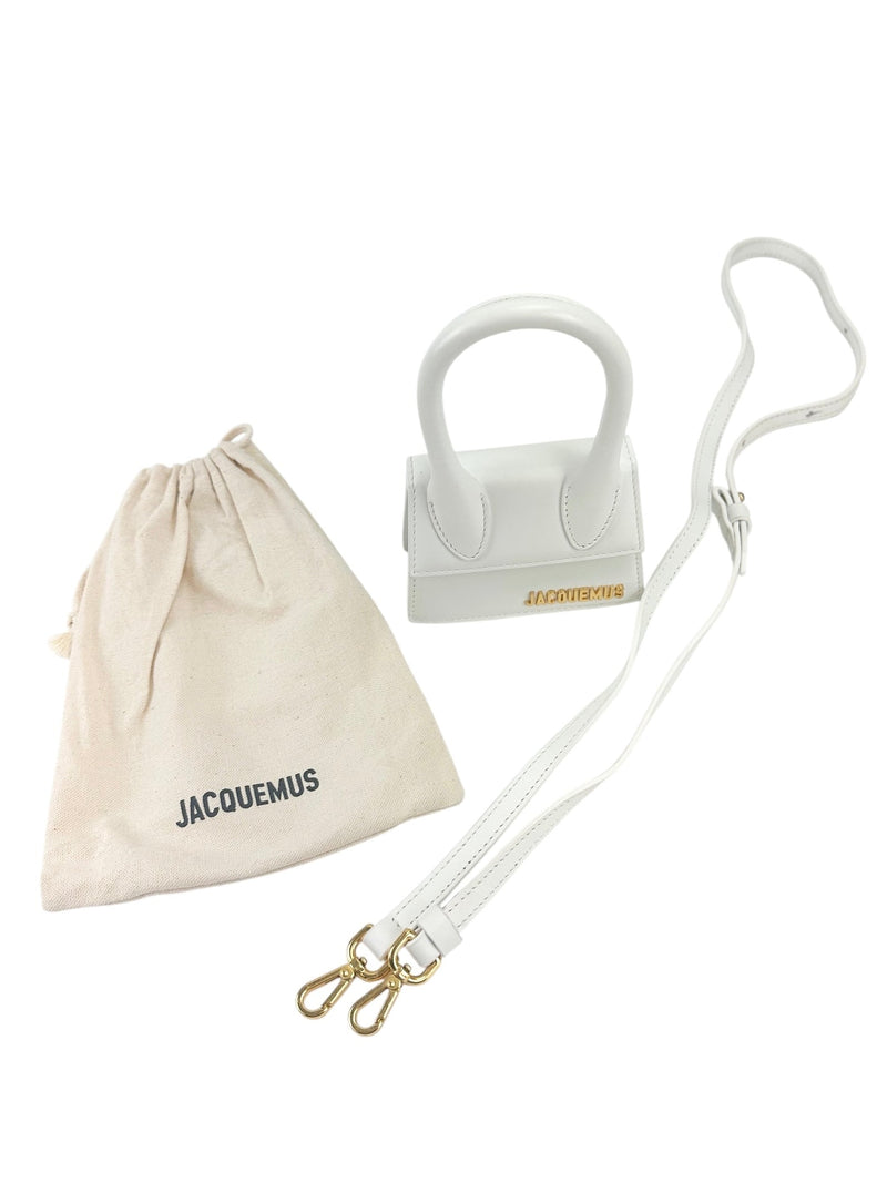 Jacquemus White Mini Le Chiquito Handbag