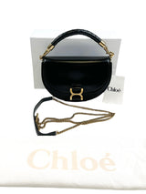 Chloe Black Marcie Chain Flap Bag