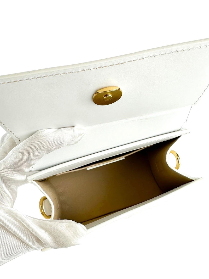 Jacquemus White Le Chiquito Moyen Handbag